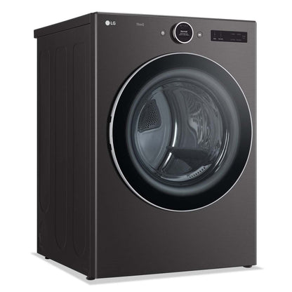 Sécheuse électrique intelligente LG de 7,4 pi³ avec vapeur - acier noir - superposable - DLEX6700B | LG 7.4 Cu. Ft. Smart Electric Dryer with Steam - Black Steel - Stackable - DLEX6700B
