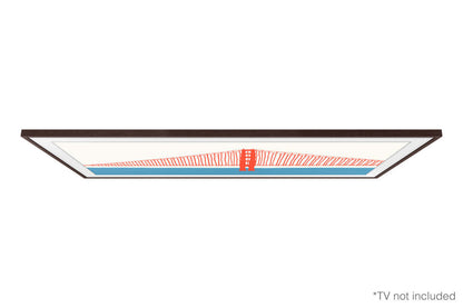 Samsung Customizable Bezel for 85 The Frame TV - Modern Brown | Cadre personnalisable Samsung pour The Frame TV - Brun moderne | SCFA85BW