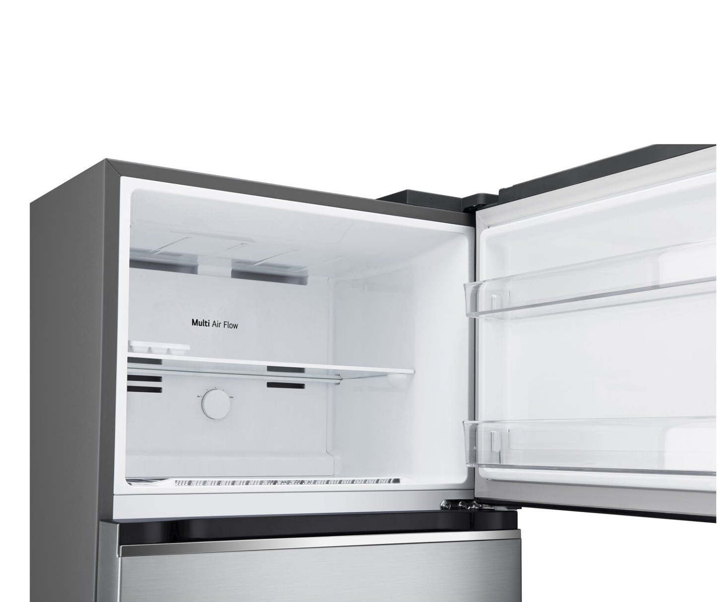 LG 28 13 Cu. Fort. Réfrigérateur à congélateur supérieur - Argent platine - LT13C2000V | Réfrigérateur LG de 13 pi³ et de 28 po à congélateur supérieur - platine argentée - LT13C2000V