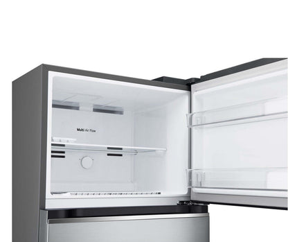 LG 28 13 Cu. Fort. Réfrigérateur à congélateur supérieur - Argent platine - LT13C2000V | Réfrigérateur LG de 13 pi³ et de 28 po à congélateur supérieur - platine argentée - LT13C2000V