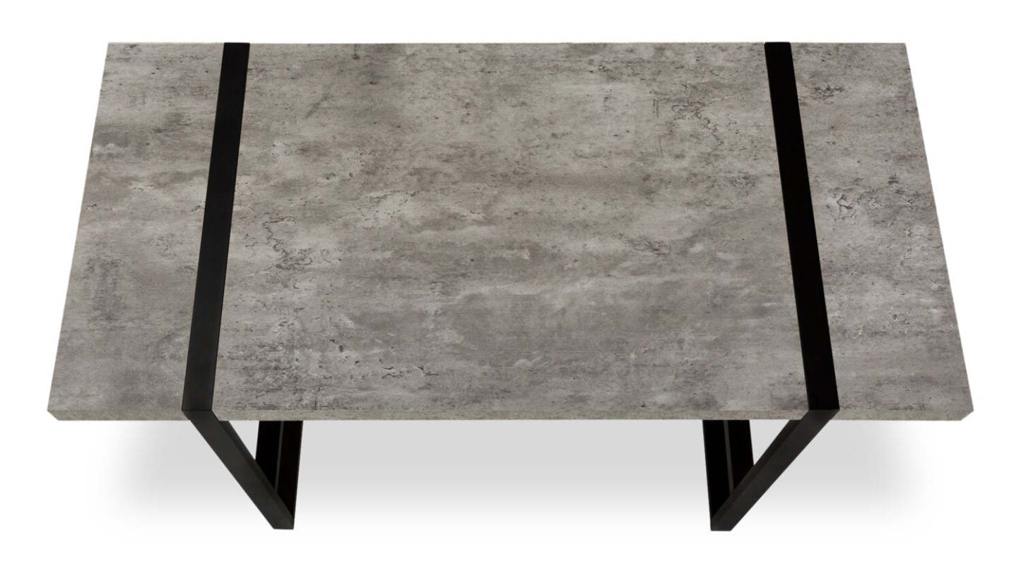 Bureau Avery 49 - aspect béton gris|Bureau Avery de 49 po - apparence béton gris