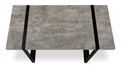 Bureau Avery 49 - aspect béton gris|Bureau Avery de 49 po - apparence béton gris