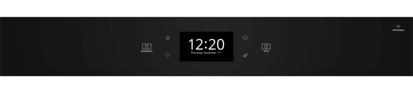 Four mural combiné électrique Whirlpool de 30 po et de 5 pi³ avec convection véritable - acier inoxydable noir … | Tourbillon 30 5 Cu. Fort. Four mural combiné électrique avec convection véritable - Acier inoxydable noir…