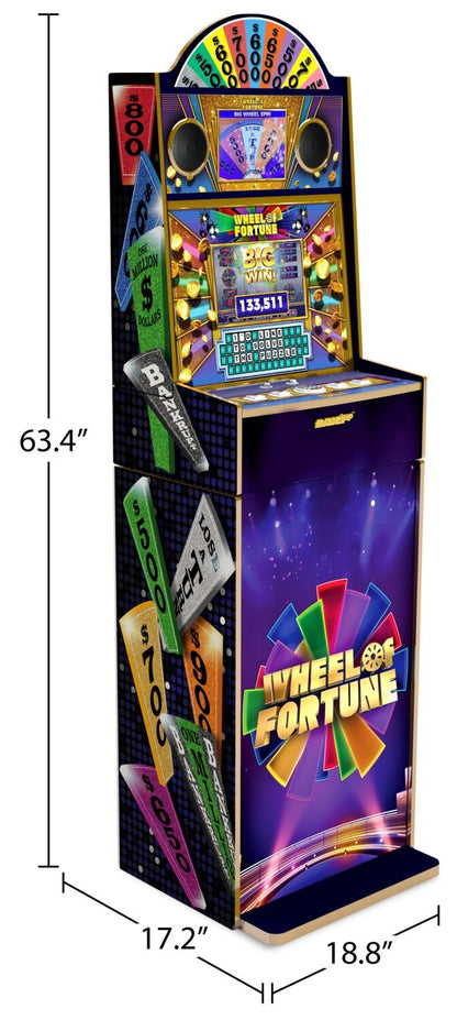 Arcade1Up Wheel of Fortune Casinocade Deluxe Arcade Game Cabinet | Borne d'arcade Wheel of Fortune Casinocade Deluxe de Arcade1UP