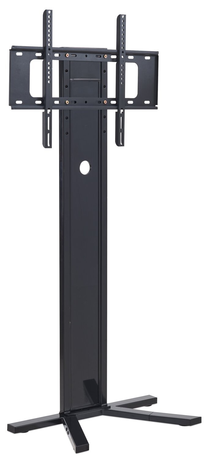 Meuble TV Miller avec support et gestion des câbles pour téléviseurs jusqu'à 80 po - Noir|Meuble pour téléviseur Miller avec support et système de gestion des câbles pour téléviseurs jusqu'à 80 po - noir