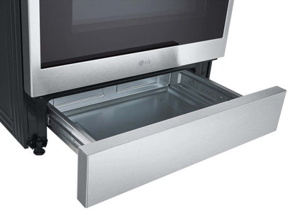 Cuisinière intelligente à induction LG de 6,3 pi³ avec hublot InstaViewMD et friture à air - acier inoxydable résistant aux traces - LSIL6…