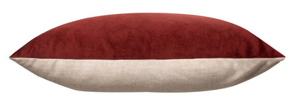Coussin décoratif d'apparence velours - Rouge | Coussin décoratif d'apparence velours - rouge | FL1027DP