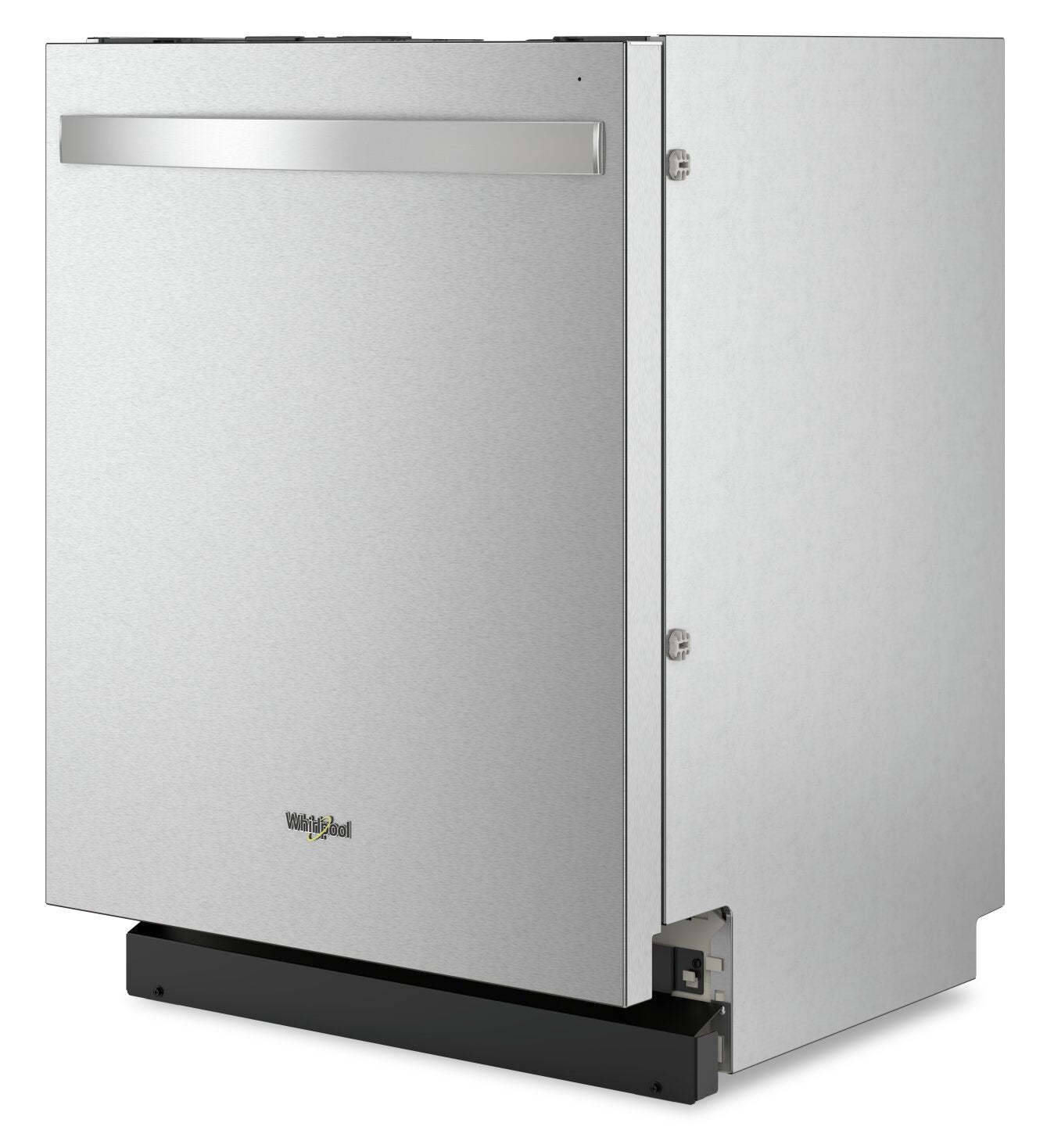 Lave-vaisselle encastré Whirlpool de 24 po et de 44 dBA avec commandes sur le dessus - acier inoxydable résistant aux empreintes digitales - WDT55…