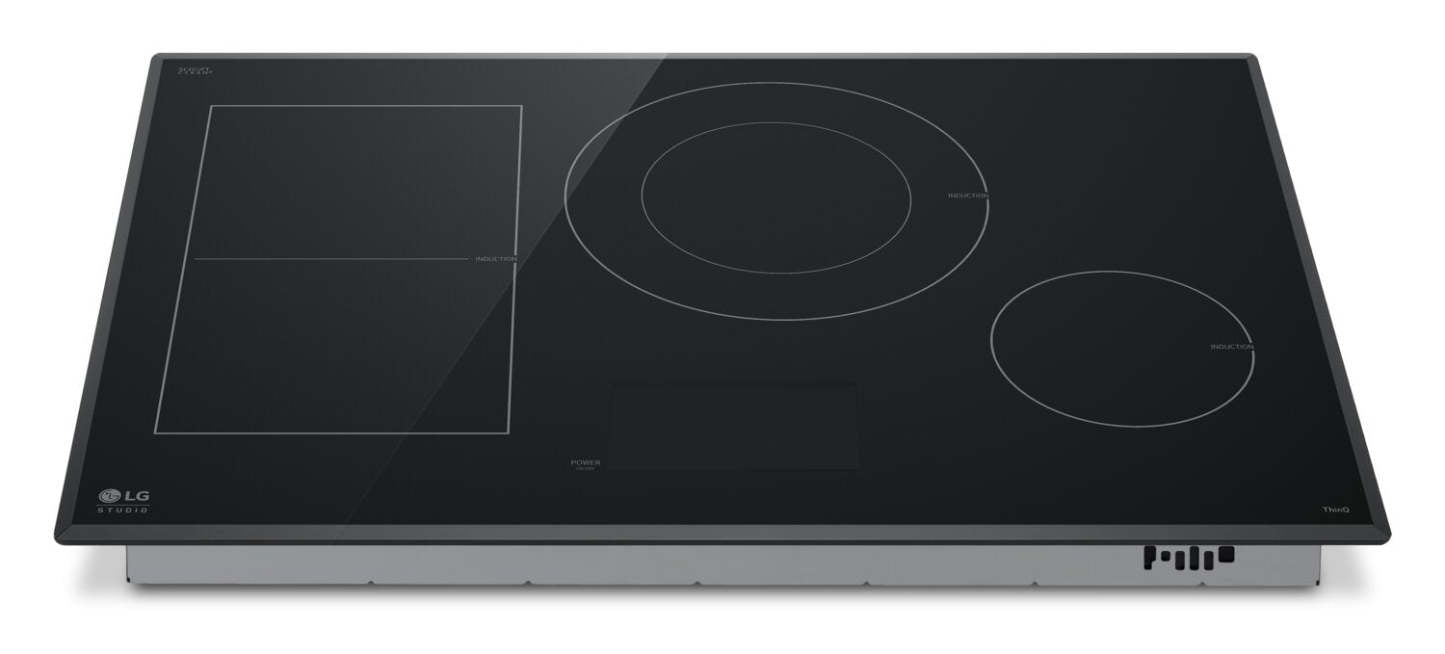 LG Studio 30 Plaque de cuisson à induction intelligente avec UltraHeat™ - Noir - CBIS3018BE | Surface de cuisson intelligente à induction LG Studio de 30 po avec UltraHeatMC - noire - CBIS3018BE