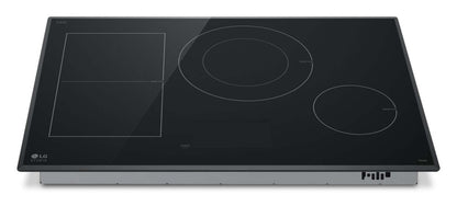 LG Studio 30 Plaque de cuisson à induction intelligente avec UltraHeat™ - Noir - CBIS3018BE | Surface de cuisson intelligente à induction LG Studio de 30 po avec UltraHeatMC - noire - CBIS3018BE