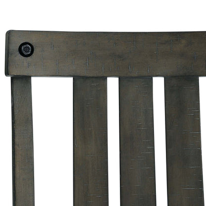 Ensemble de salle à manger Alto 7 pièces avec table ronde, rallonge de 48 po à 66 po (L), base à tréteaux et 6 chaises - gris