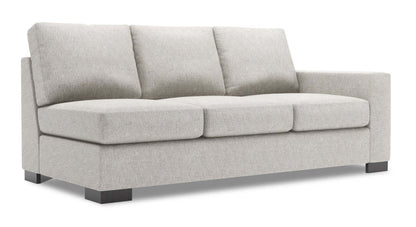 Canapé Lab Track RAF - Luxe Argent | Canapé de droite Track de la collection Sofa Lab - Luxe Argent | TR122793