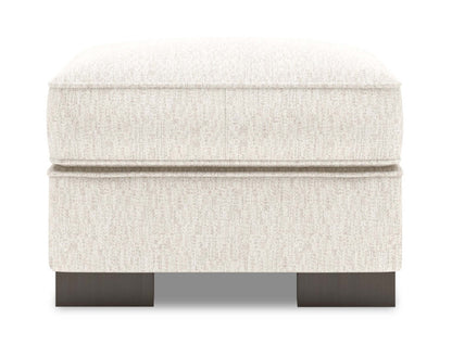 Fabriqué au Canada Canapé personnalisable Lab Track 24 en tissu chenille - Beige sable de luxe | Pouf Track de Sofa Lab de 24 po fabriqué au Canada en tissu chenille - beige Luxury Sand | TR803093