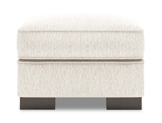 Fabriqué au Canada Canapé personnalisable Lab Track 24 en tissu chenille - Beige sable de luxe | Pouf Track de Sofa Lab de 24 po fabriqué au Canada en tissu chenille - beige Luxury Sand | TR803093