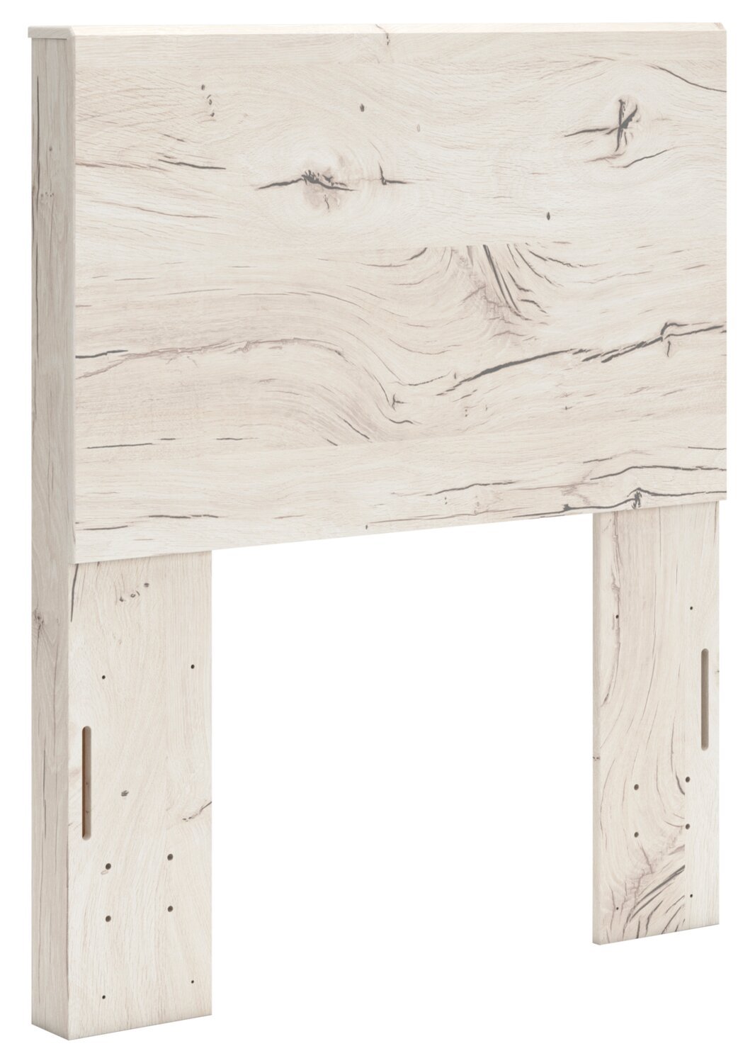 Lit à panneaux Derekson avec tête de lit et cadre pour enfants, blanc rustique - taille simple | Lit à panneaux Derekson pour enfants avec tête de lit et cadre de lit, blanc rustique - format lit simple