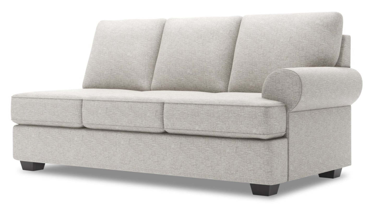 Canapé Lab Roll RAF Canapé - Luxe Argent | Canapé de droite Roll de la collection Sofa Lab - Luxe Argent | RO122793