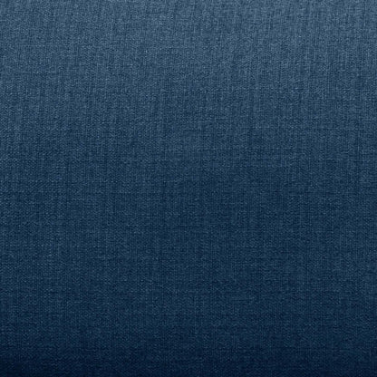 Cindy Crawford Home Gena 78,7 po de format condo en tissu d'apparence lin avec coussins de dossier amovibles - bleu minuit