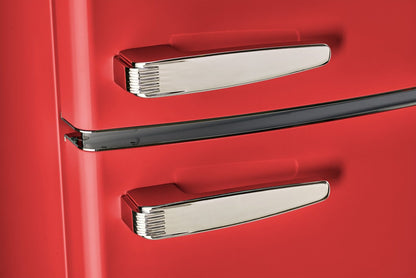 Unique Classique Rétro 24 11 Pi Cu. Réfrigérateur à congélateur supérieur – Rouge bonbon - UNQ-310L R TM | Réfrigérateur Classic Rétro d'Unique de 24 po et de 11 pi3 à congélateur supérieur - rouge bonbon - UNQ-310L R TM