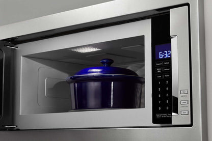 Four à micro-ondes encastré KitchenAid de 1,1 pi3 avec cuisson à 900 W - acier inoxydable - YKMBT501…
