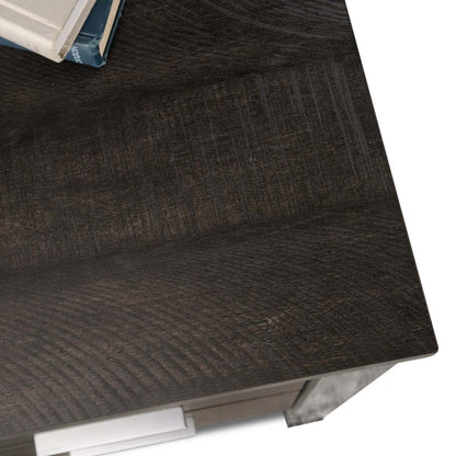 Rayna 59.84 L-Shaped Office Desk with 2-Drawers - Bureau en forme de L Rayna de 59,84 po avec 2 tiroirs - noyer foncé