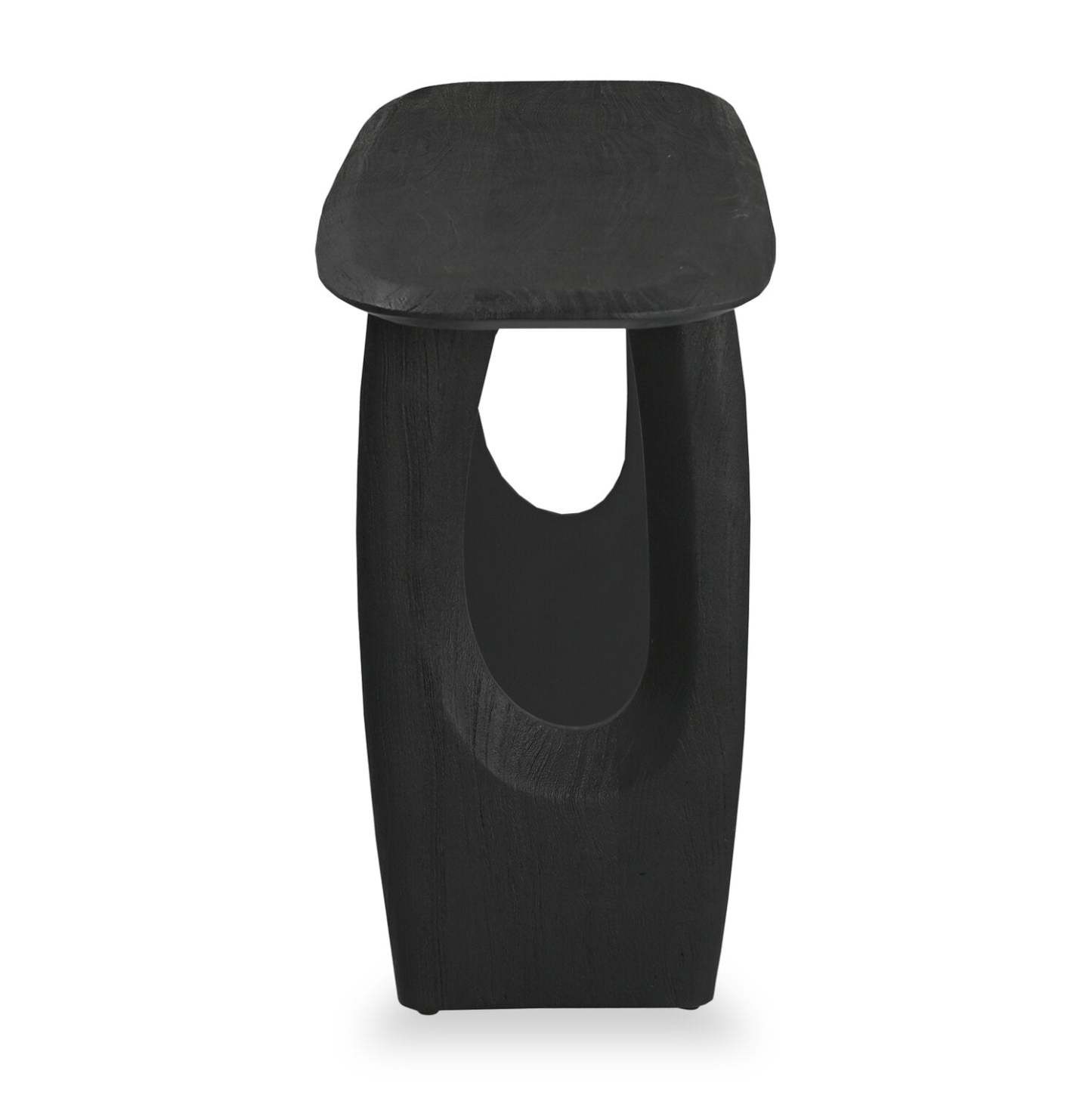 Abbot 55” Modern Solid Wood Sofa Table - Black | Table de salon moderne Abbot de 55 po en bois massif - noire