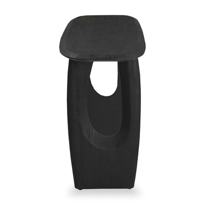 Abbot 55” Modern Solid Wood Sofa Table - Black | Table de salon moderne Abbot de 55 po en bois massif - noire