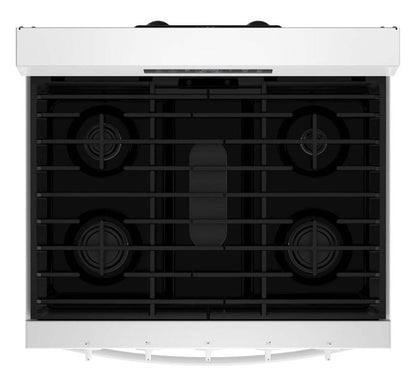 Cuisinière à gaz Whirlpool de 5,0 pi3 avec cuisson à air – blanche - WFGS5730SW