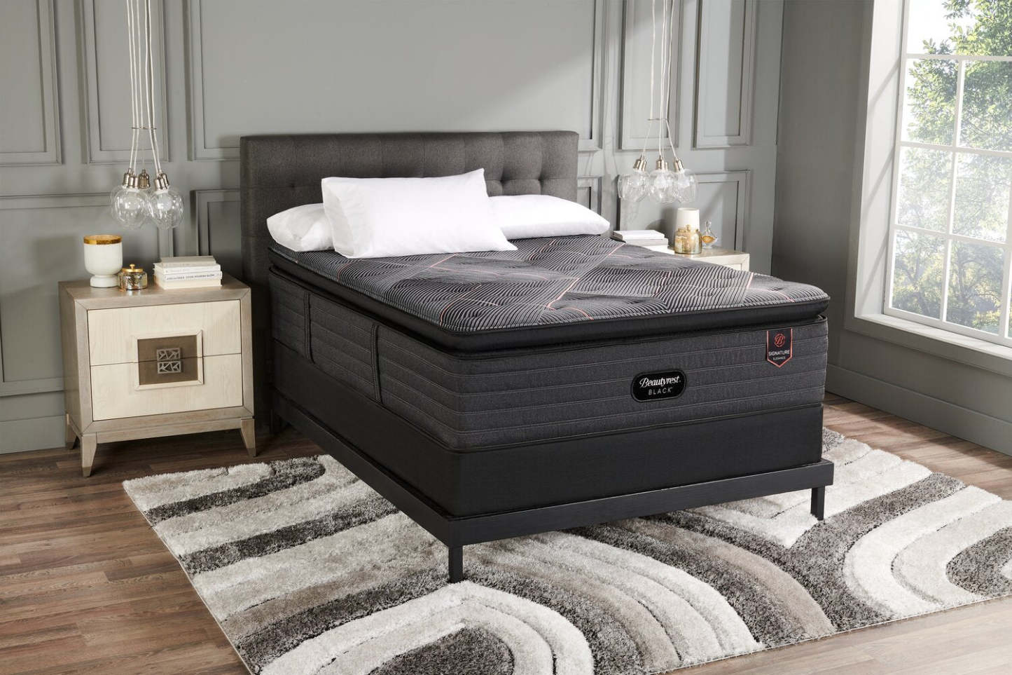 Sommier double Beautyrest Signature noir | Sommier Signature de Beautyrest BlackMD pour lit simple | BLKSGNTB