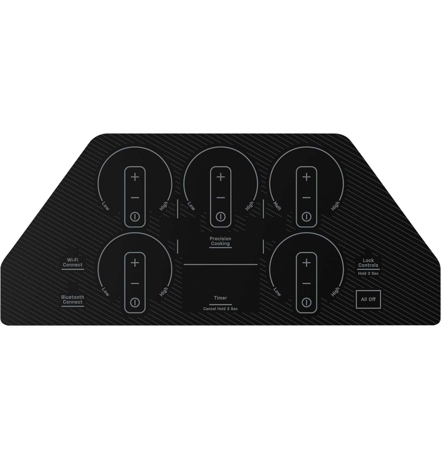 Profile 36 5-Element Induction Cooktop - Black - PHP7036DTBB | Surface de cuisson à induction Profile de 36 po à 5 éléments - noire - PHP7036DTBB