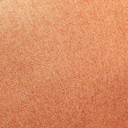 Kort & Co. Sofa Kassia de 80 po de format condo en tissu d’apparence lin avec base et pattes en bois - orange