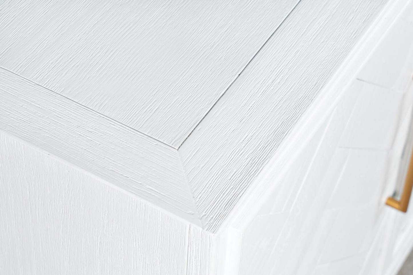 Armoire d'appoint en bois massif Keena 40 - Blanc|Armoire décorative Keena de 40 po en bois massif - blanche