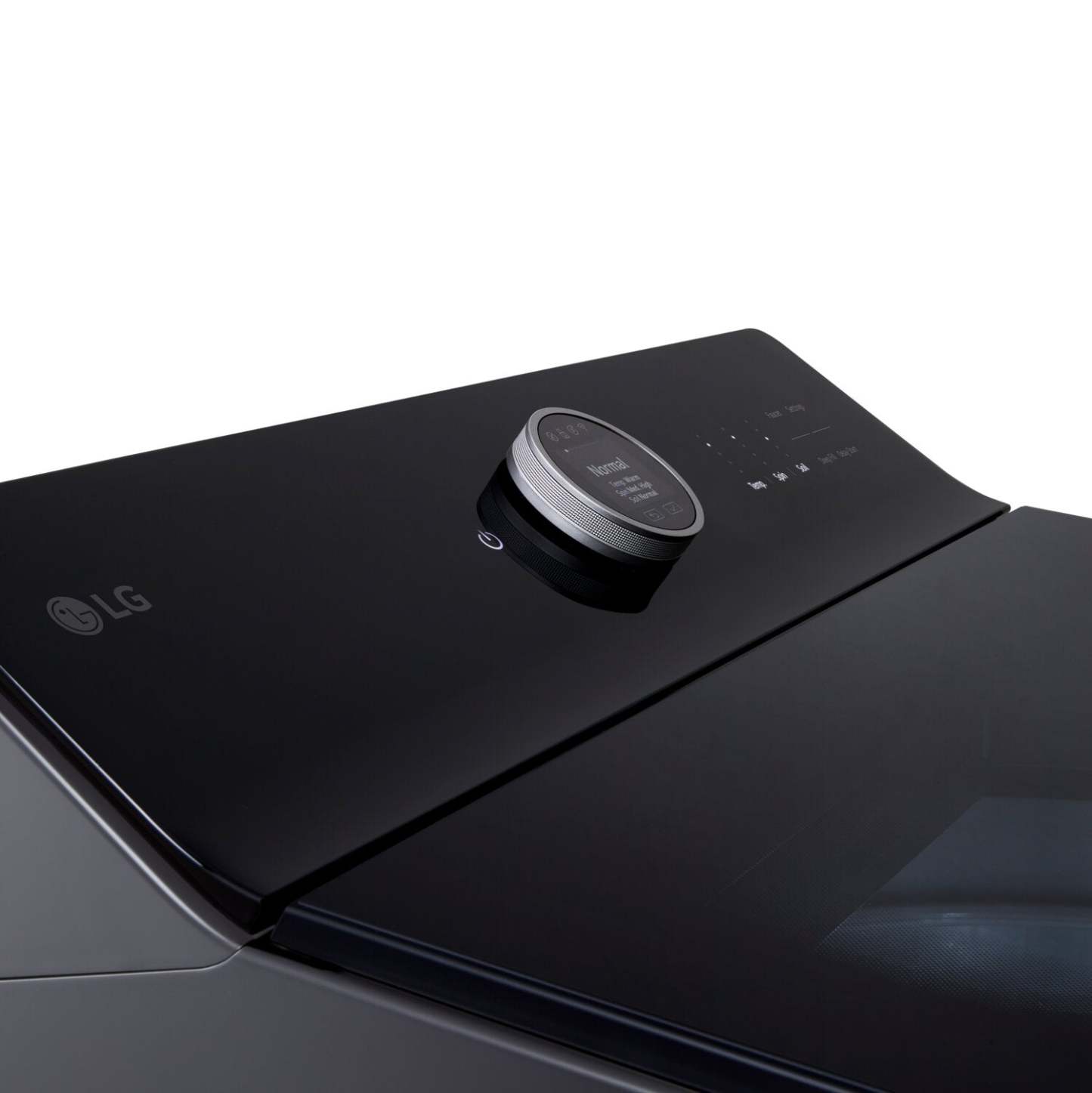 Laveuse intelligente haute efficacité LG à chargement par le haut de 6,3 pi³ - acier noir - WT8600CB | LG 6.3 Cu. Ft. Smart Top-Load High-Efficiency Washer - Black Steel - WT8600CB