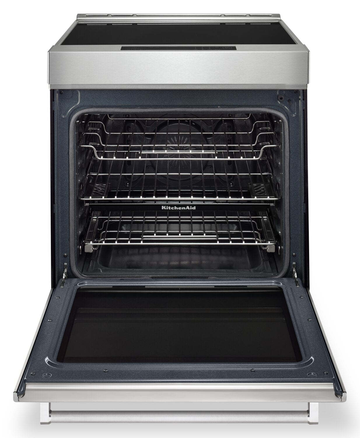 Cuisinière à induction KitchenAid de 6,4 pi³ avec friture à air et technologie AquaLiftMD - acier inoxydable - KSIS730PSS