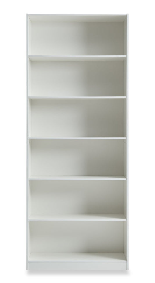 William 31.5 6-Shelf Bookcase - White | Bibliothèque William de 31,5 po à 6 étagères - blanche