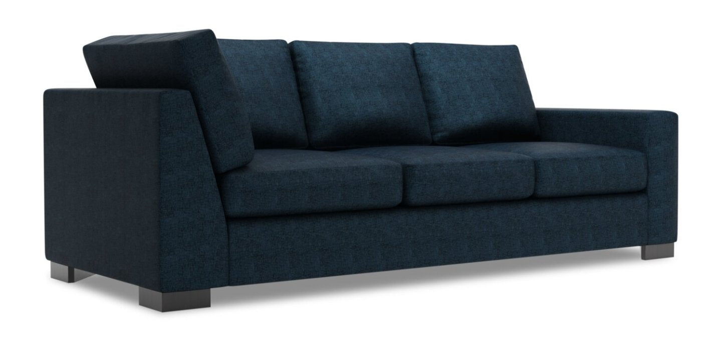 Sofa Lab Track RAF Canapé Retour - Luxe Indigo | Canapé de droite pour rallonge Track de la collection Sofa Lab - Luxe Indigo | TR163193