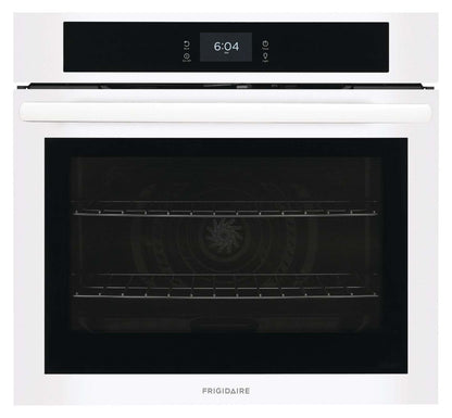 Frigidaire 30 5,3 pi³ Four mural simple électrique avec convection à ventilateur - blanc - FCWS3027AW | Quatre mural simple électrique Frigidaire de 5,3 pi³ et de 30 po avec convection à ventilateur - blanc…
