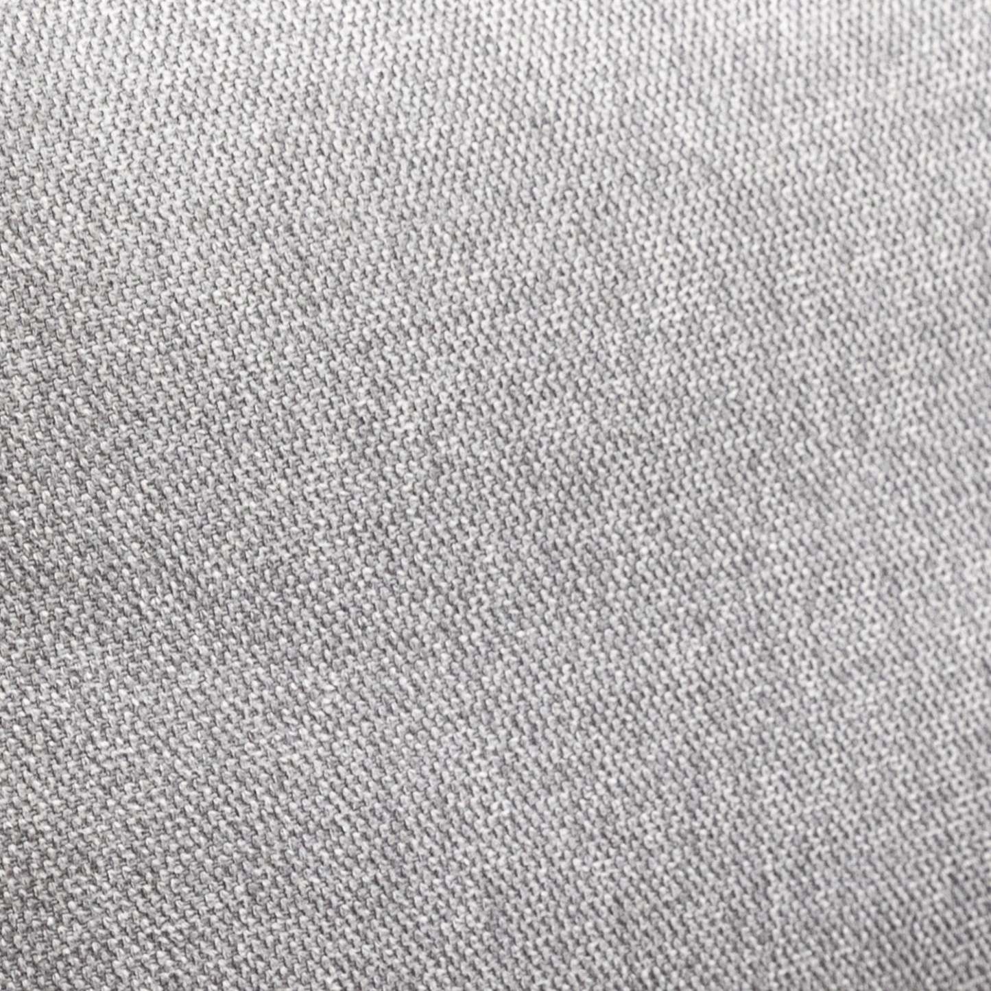 Canapé Kassia de Kort &amp; Co. de 80 po de format condo en tissu d'apparence lin avec base et pattes en bois - gris