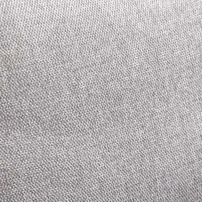 Canapé Kassia de Kort &amp; Co. de 80 po de format condo en tissu d'apparence lin avec base et pattes en bois - gris