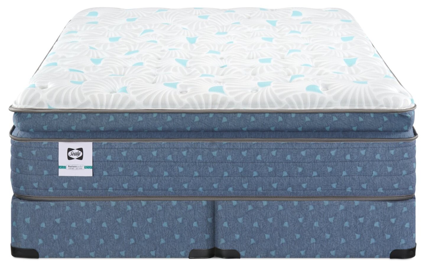 Sealy Posturepedic® Luxury Crown Jewel® Resort Paradiso Euro Pillowtop King Mattress Set | Ensemble Matelas Euro-plateau épais Paradiso Resort Luxury Posturepedic Crown Jewel de Sealy pour très grand lit