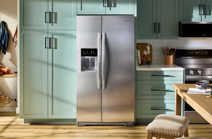 Réfrigérateur Whirlpool de 36 po et de 21 pi³ à compartiments juxtaposés - acier inoxydable résistant aux traces de doigts - WRSC5536RZ | Whirlpool 36 21 Cu. Ft. Side-by-Side Refrigerator - Fingerprint-Resistant Stainless - WRSC5536RZ
