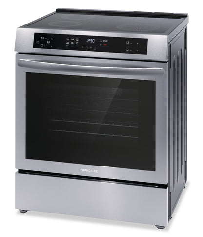 Cuisinière à induction Frigidaire de 5,3 pi³ avec surface de cuisson facile à nettoyer et cuisson par convection - Acier inoxydable…