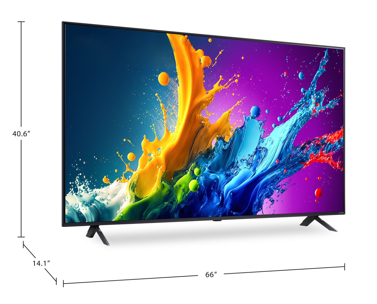 Téléviseur intelligent LG 75 4K Quantum Dot Nanocell HDR10 60 Hz (75QNED80TUC) | Téléviseur intelligent NanoCell LG 4K de 75 po à 60 Hz avec boîtes quantiques et HDR10 (75QNED80TUC)