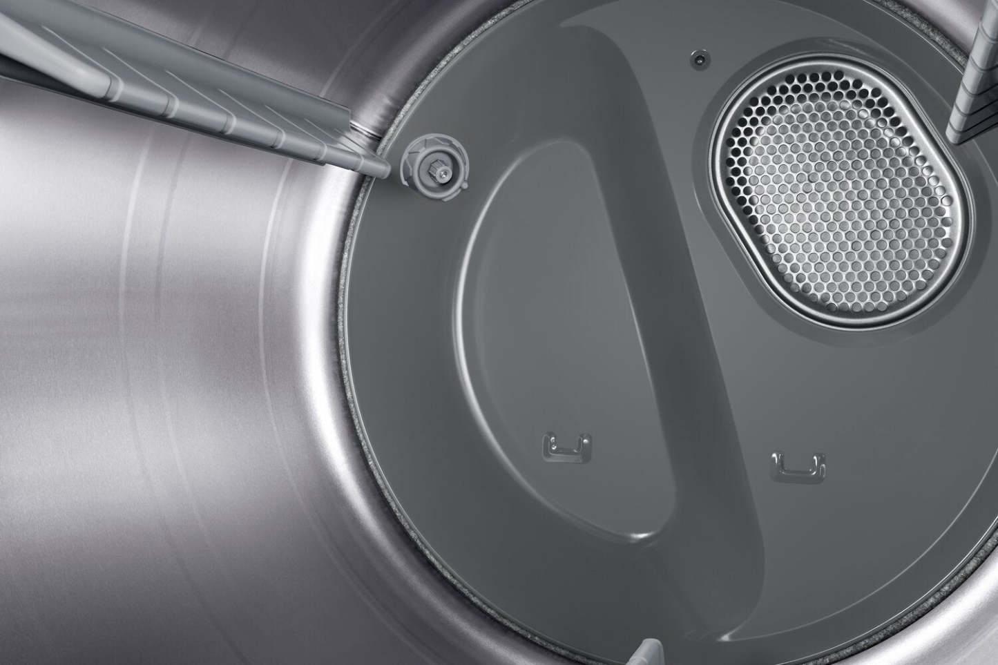 Samsung 7,4 Cu. Fort. Sécheuse électrique à vapeur - Acier inoxydable noir - DVE54CG7550VAC | Sécheuse électrique Samsung de 7,4 pi³ avec vapeur - acier inoxydable noir - DVE54CG7550VAC