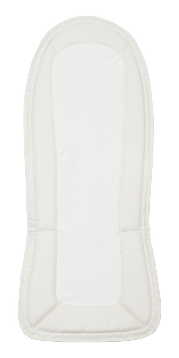 Fauteuil de massage inclinable LG de 29,6 po en tissu d'apparence cuir avec pouf assorti - beige