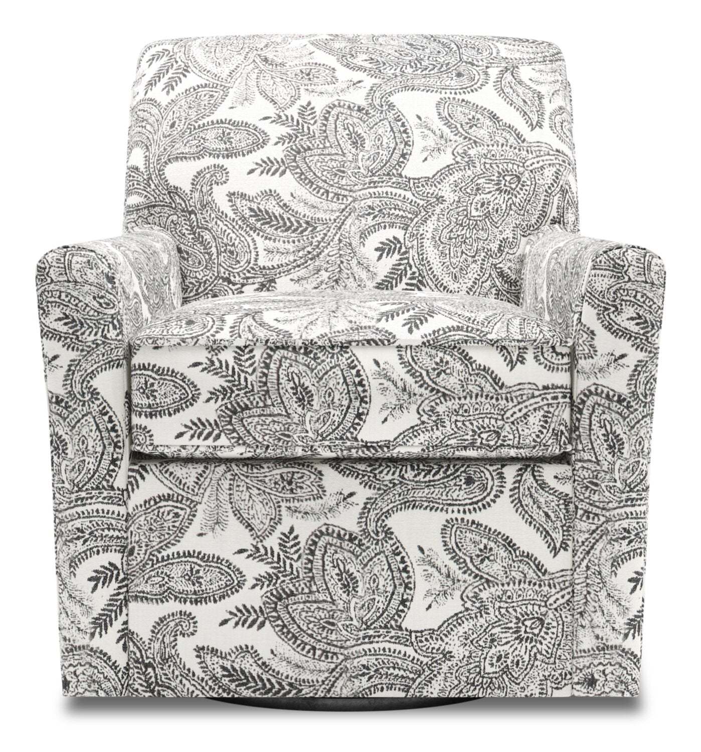 Fauteuil d’appoint pivotant personnalisable Sofa Lab de 31 po fabriqué au Canada en tissu - Dalmatian multicolore | SWIV1150