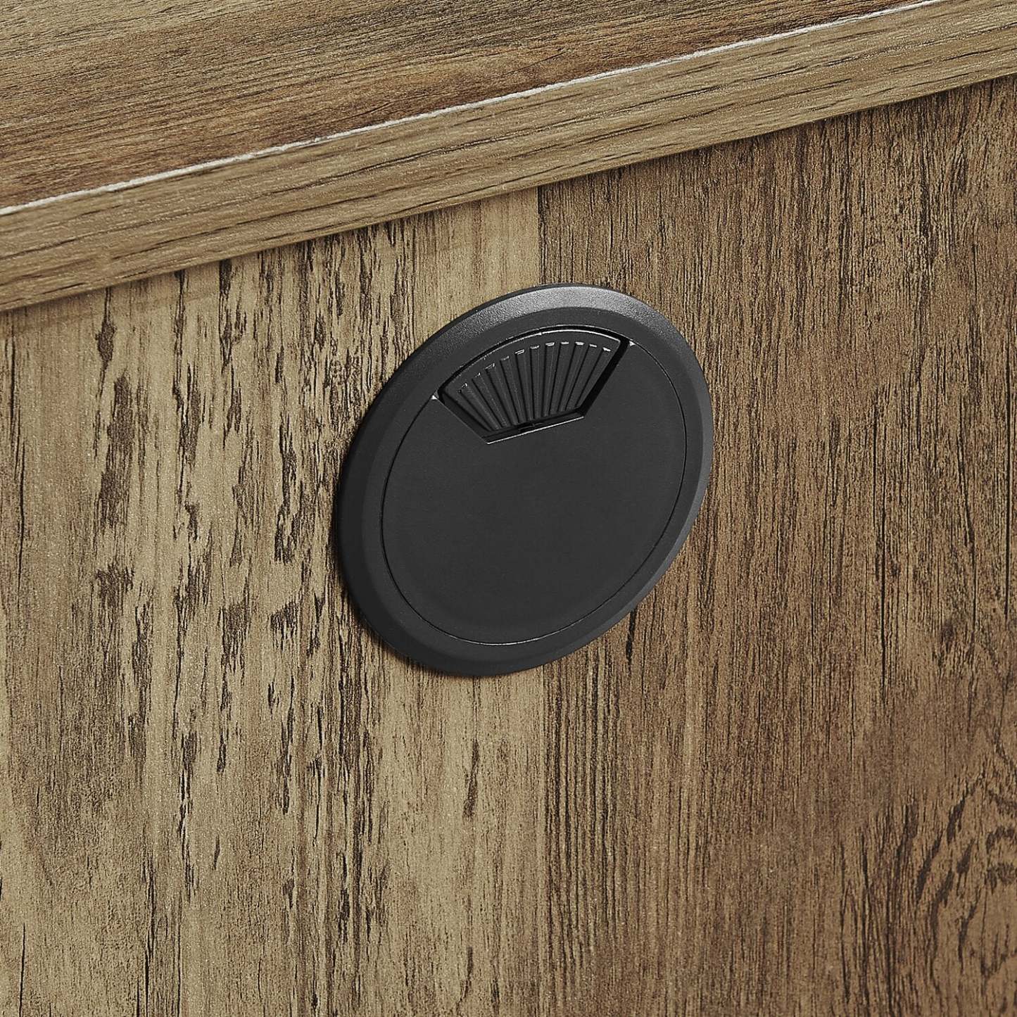 Table de nuit Theo à 1 tiroir avec armoire de rangement, 18 L x 25,75 H - Marron | Table de nuit Theo de 18 po (l) x 25,75 po (H) à 1 tiroir avec armoire de rangement - marron