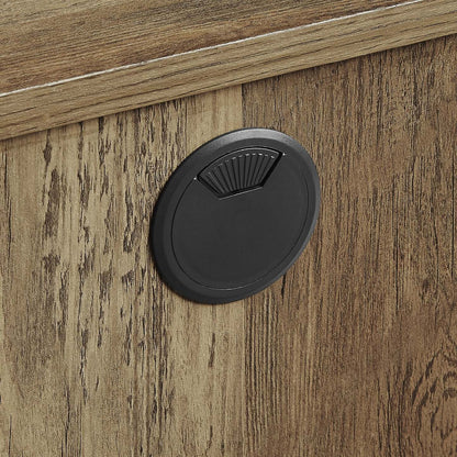 Table de nuit Theo à 1 tiroir avec armoire de rangement, 18 L x 25,75 H - Marron | Table de nuit Theo de 18 po (l) x 25,75 po (H) à 1 tiroir avec armoire de rangement - marron