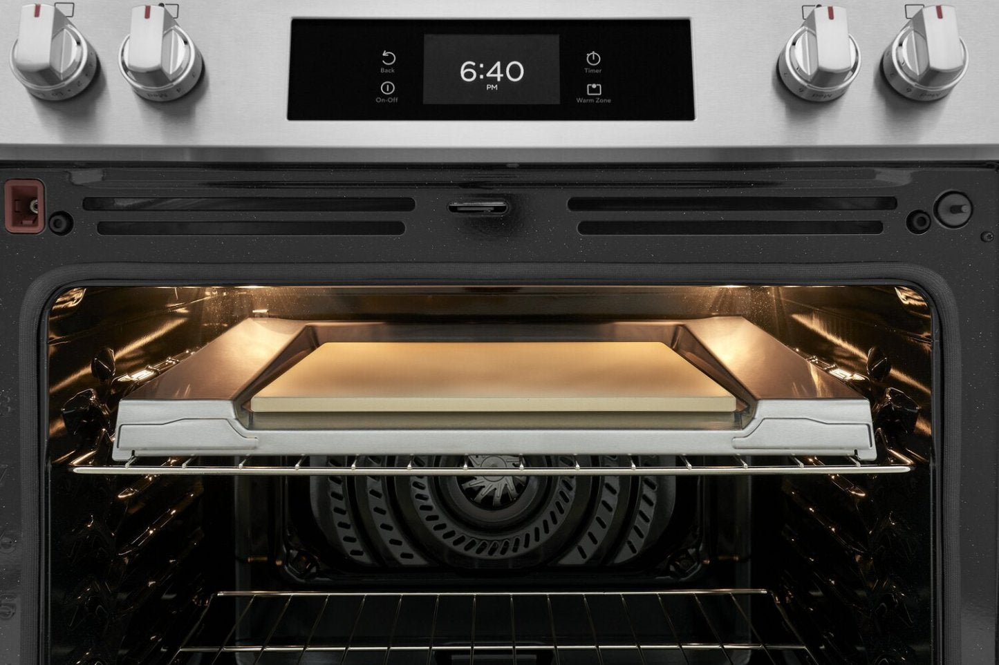 Cuisinière électrique Frigidaire Gallery de 6,2 pi³ avec pizza cuite sur pierre - acier inoxydable Smudge-ProofMD - GCFE307CBF