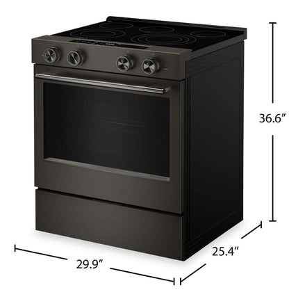 Cuisinière électrique KitchenAid de 30 po et de 5,3 pi³ - minerai noir - YKSES530SBE