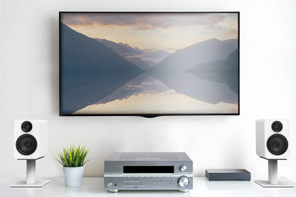 Kanto YU Passive 4 Enceintes Bibliothèque avec 1 Tweeter à Dôme en Soie - Blanc | Haut-parleurs d'étagère passifs Kanto YU 4 po avec haut-parleur d'aigus 1 po, dôme en soie - blancs | YUP4WSPK